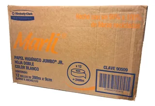 Kimberly-Clark Marli 12 Unidades Papel Higiénico Jumbo Jr 12/200 90509