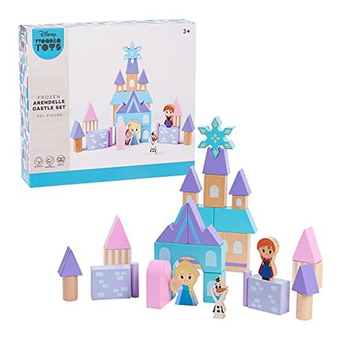 Set De Bloques De Castillo Frozen Arendelle De Disney Wooden