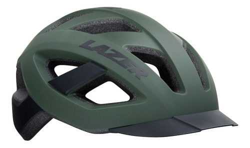 Casco Bicicleta Mtb Ruta Lazer Camaleon Viscera Color Dark Green Talle M