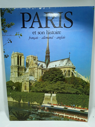 París Y Su Historia - En Francés - Gran Formato - Ilustrado