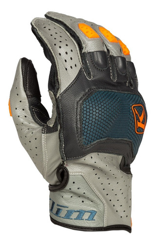 Guantes Klim Badlands Aero Pro Short Petrol - Strike Orange 