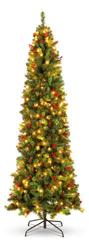 Best Choice Products - Arbol De Navidad Delgado Iluminado