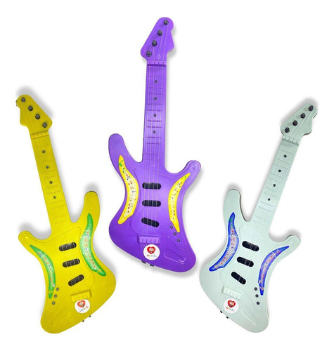 Guitarrinha Brinquedo Infantil Guitarra De Plástico Musical