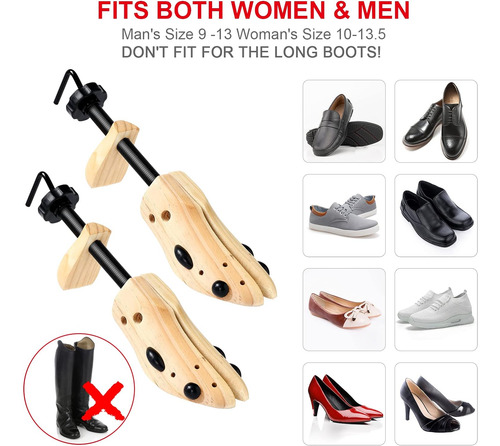 Estirador De Zapatos De Madera Bidireccional, Árboles ...