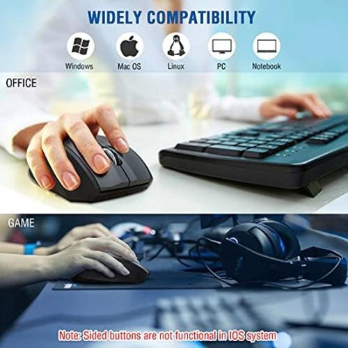 E-yooso Mouse Inalámbrico, Mouse De Computadora 18 Meses De