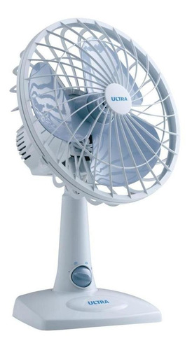 Ventilador de mesa Mondial V-16 branco com 4 pás cor  azul de  plástico, 30 cm de diâmetro 220 V