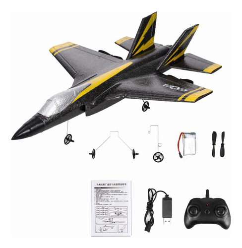 Planeador Rc Plane Rc De 2,4 G Y 2 Canales Con Control Remot