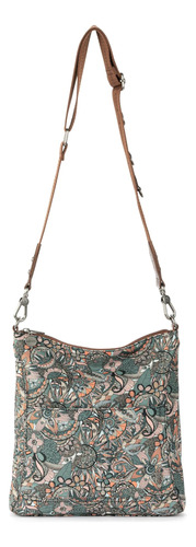 Sakroots Lucia Crossbody En Eco Twill, Bolso Convertible Con