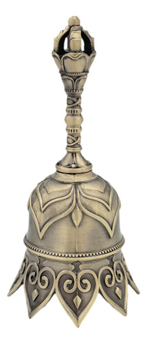 Campana De Mano Decorativa, Regalo Retro, Patrón De Bronce