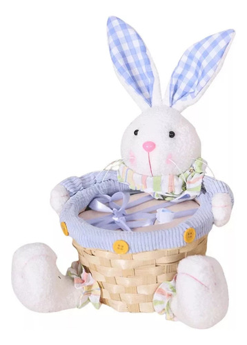 Canasta De Huevo De Dulces De Pascua Cestas De Conejito De P