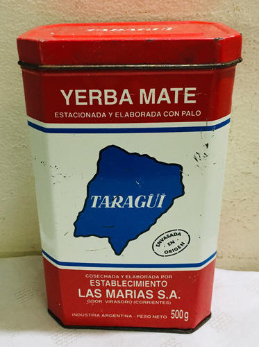 Lata - Yerba Taragui - Yerbera - Vacia !!!!!