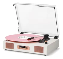 Comprar Reproductor De Discos De Vinilo Bluetooth Inalámbrico Con Lp