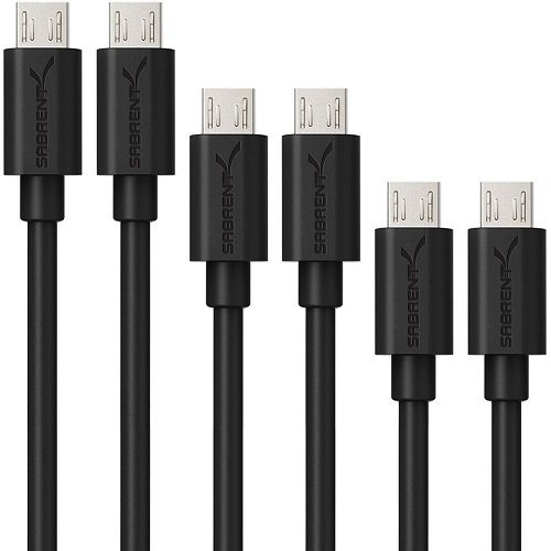 Sabrent [6-pack] 22awg Cables Micro Usb Premium (x2-6ft X2-3