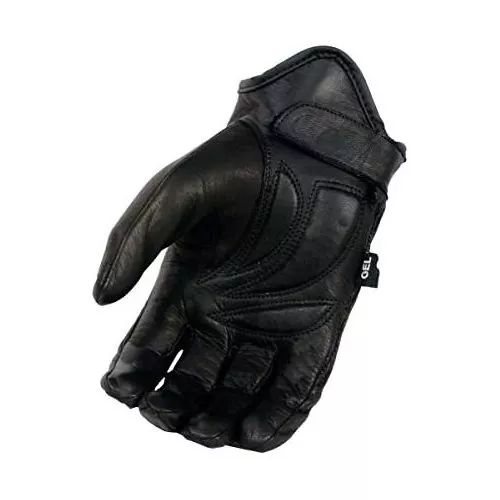  Milwaukee Guantes de motocicleta para hombre, piel suave, color  negro con palma de gel suave (4XL regular) : Automotriz
