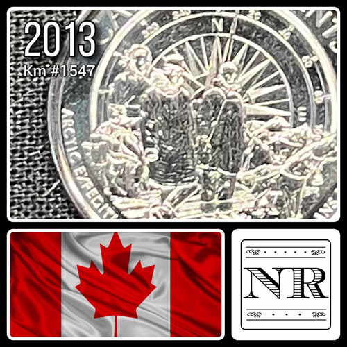 Canadá - 25 Cents - Año 2013 - Km #1547 - Expedición Ártico