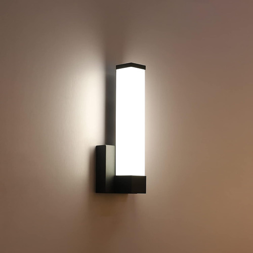 Aplique De Pared Negro Para Decoración De La Casa, Luces Led