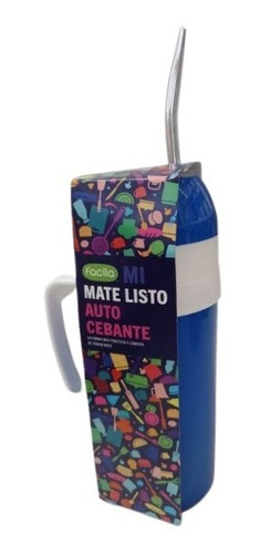 Imagen 1 de 1 de Mate Listo Automate Autocebante Meta Mate Manija Colores