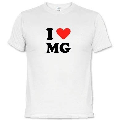 Camisetas Eu Amo Mg Minas Gerais