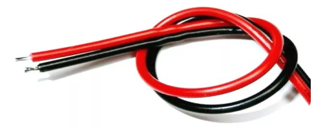Primera imagen para búsqueda de cables para parlantes rojo y negro