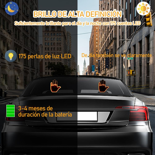 Luz De Dedo De Coche Con Control Remoto, Luces De Dedo Para