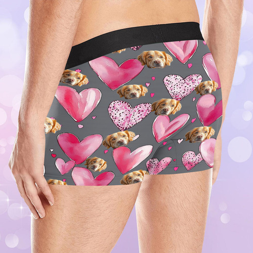 Cómodos Bóxers Estampados Para Hombre, Cierre Cómodo Y Trans