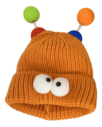 Gorro De Punto Pequeño Monstruo Divertido, Gorros De