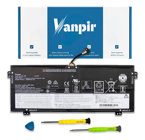 Vanpir L16m6pc1 11.52v 72wh Batería P/ Lenovo Yoga 720