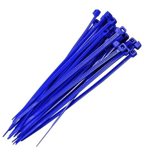 Abraçadeiras Nylon Enforca Gato 2,5x200 Azul 7297 C/50un