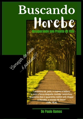 Buscando Horebe: Recuperando Seu Projeto De Vida, De De Paulo Ramos. Série Não Aplicável, Vol. 1. Editora Clube De Autores, Capa Mole, Edição 1 Em Português, 2021