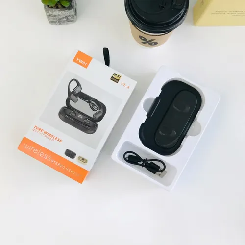 Auriculares Inalámbricos Bluetooth 5.4 Estilo Deportivo Negro