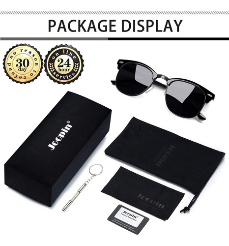 Joopin Gafas De Sol Semi Sin Montura Polarizadas Con Protecc