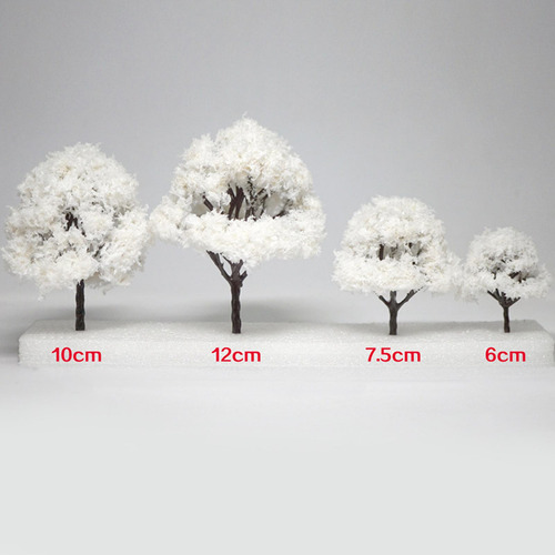 Rboles Modelo Ho Escala Árboles Escena De Nieve Árbol 10cm