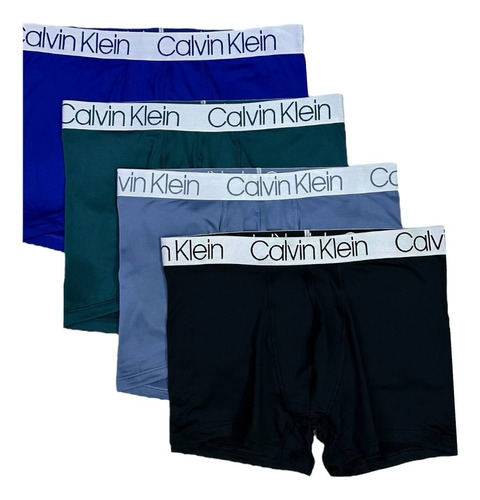 Boxers Trunk Calvin Klein 4 Pack De Microfibra - Originales