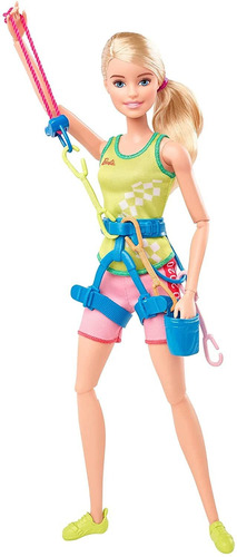 Muñeca Escaladora Deportiva Barbie De Los Juegos Olímpicos D