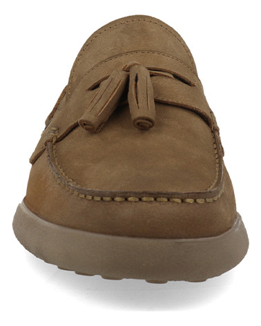 Zapato Mocasín Trender Color Arena Campanas Para Hombre