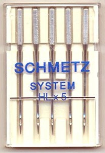 Schmetz Hlx5 alta Velocidad Home Quilting Maquina Agujas  5