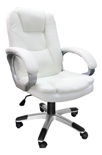 Silla de escritorio Morshop S4 gamer ergonómica  blanca