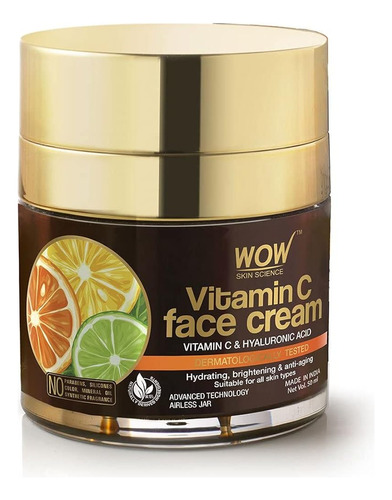 Wow Skin Science Vitamin C Moisturizer Face Cream - Anti Agi