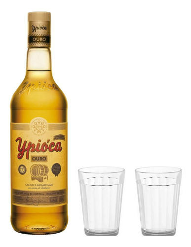 Cachaça Ypióca Ouro Garrafa 965ml