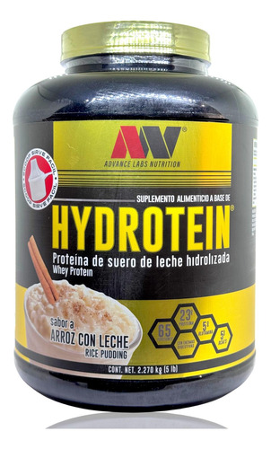 Hydrotein Arroz Con Leche 5 Lbs Advance Nutrition.