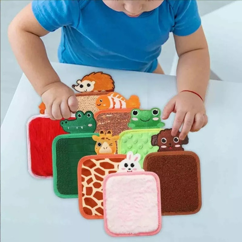 8 X Sensorial Tapetes, Panel Sensorial Educativo W,