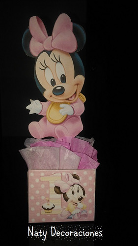 Centro De Mesa Minnie Bebe