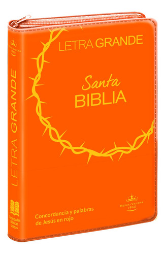 Santa Biblia Reina Valera 1960: Letra Grande 12 Puntos, De Sociedades Bíblicas Unidas. Editorial Sociedad Bíblica De Brasil, Tapa Blanda En Español