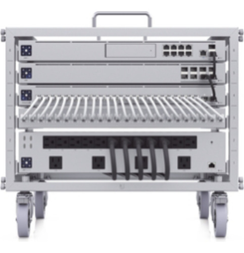 Unifi Rack Móvil De 6 Unidades, Incluye 1 Patchpanel De 24