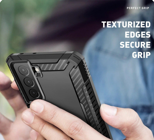 Imagem 4 de 6 de Capa Anti-impacto 360 Fullbody Para Samsung S21 6.2 Clayco