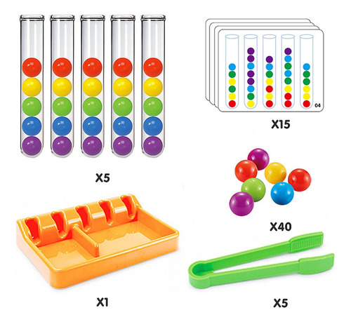 Nn Brinquedo Educativo De Combinação De Cores, Brinquedo