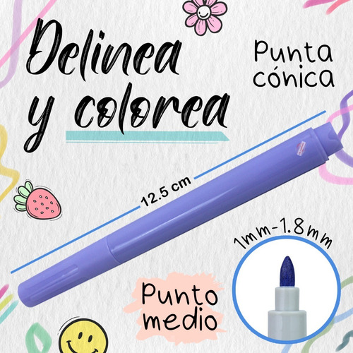 Imagen 3 de 10 de Set 8 Plumones Marcadores Textiles Para Tejidos Kik12071