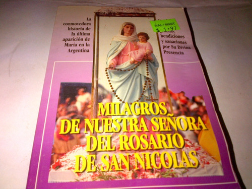 Libro Milagros Nuestra Señora Del Rosario San Nicolas C194