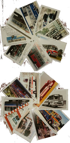 Imagen 1 de 1 de Tarjetas Postales Bus América Serie 2019,lote 17 Ejemplares