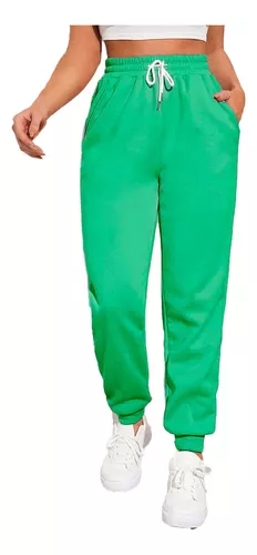 Pantalón jogger cargo para mujer verde Bolf AF5120NM VERDE